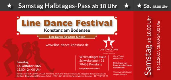 Samstag Abend-Pass Line Dance Konstanz 2027