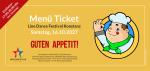Menü Ticket Abendessen Samstag Line Dance Festival 2027